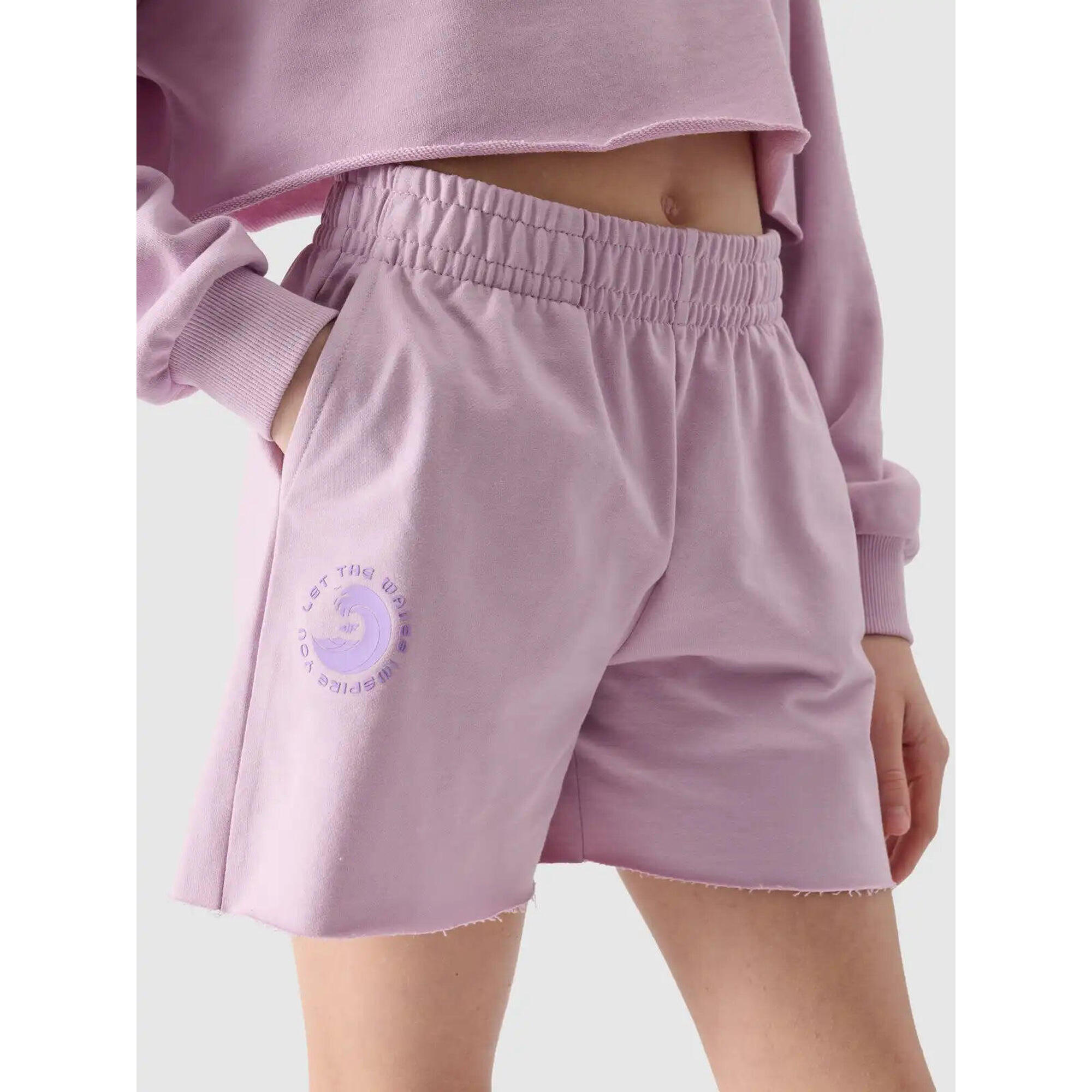 4f - Short Pour Fille - Short - Violet - 140 Cm - Decathlon