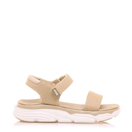 Sandales plates femme MTNG Tsunami beige