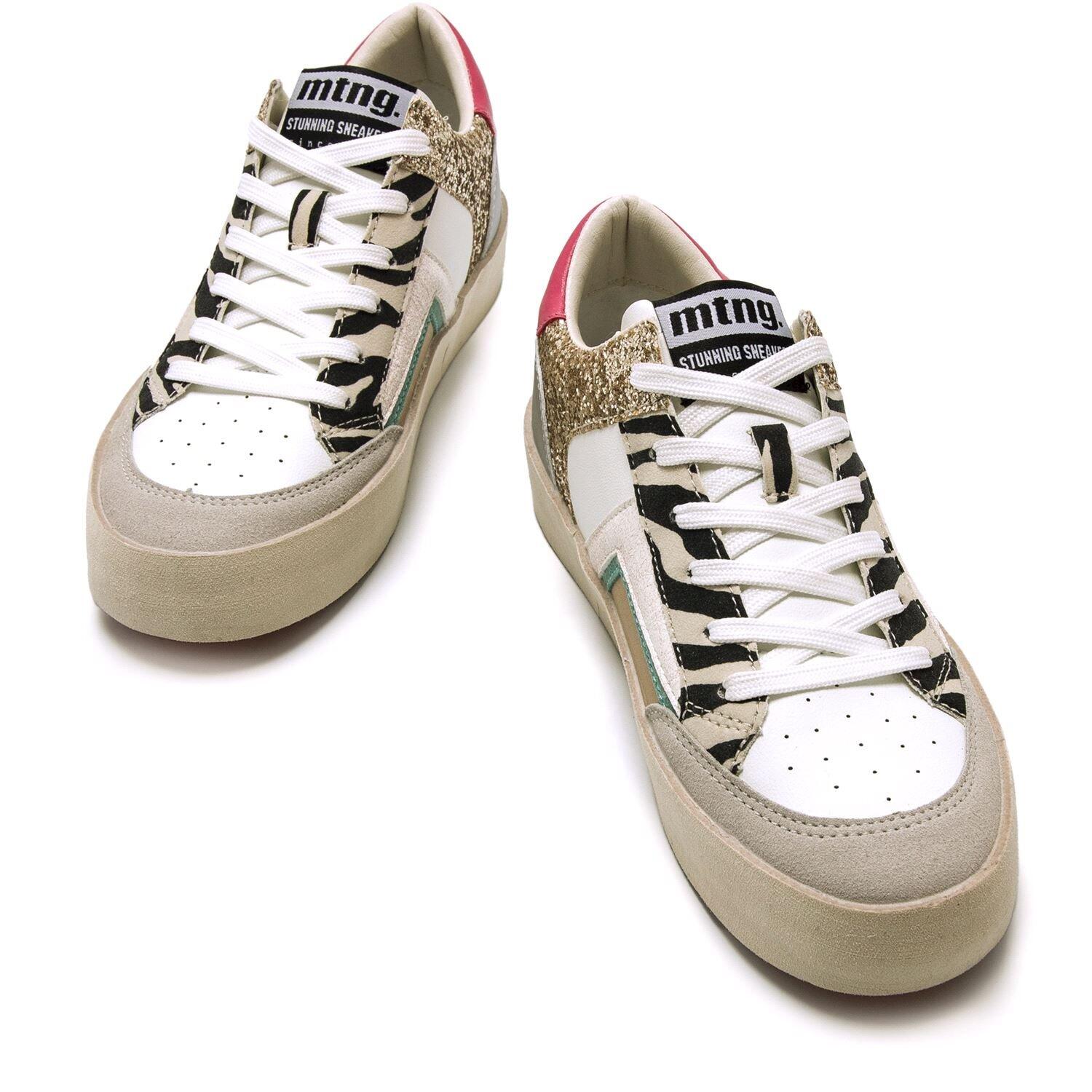 Zapatillas caminar Mujer MTNG Lauper Blanco 4/7