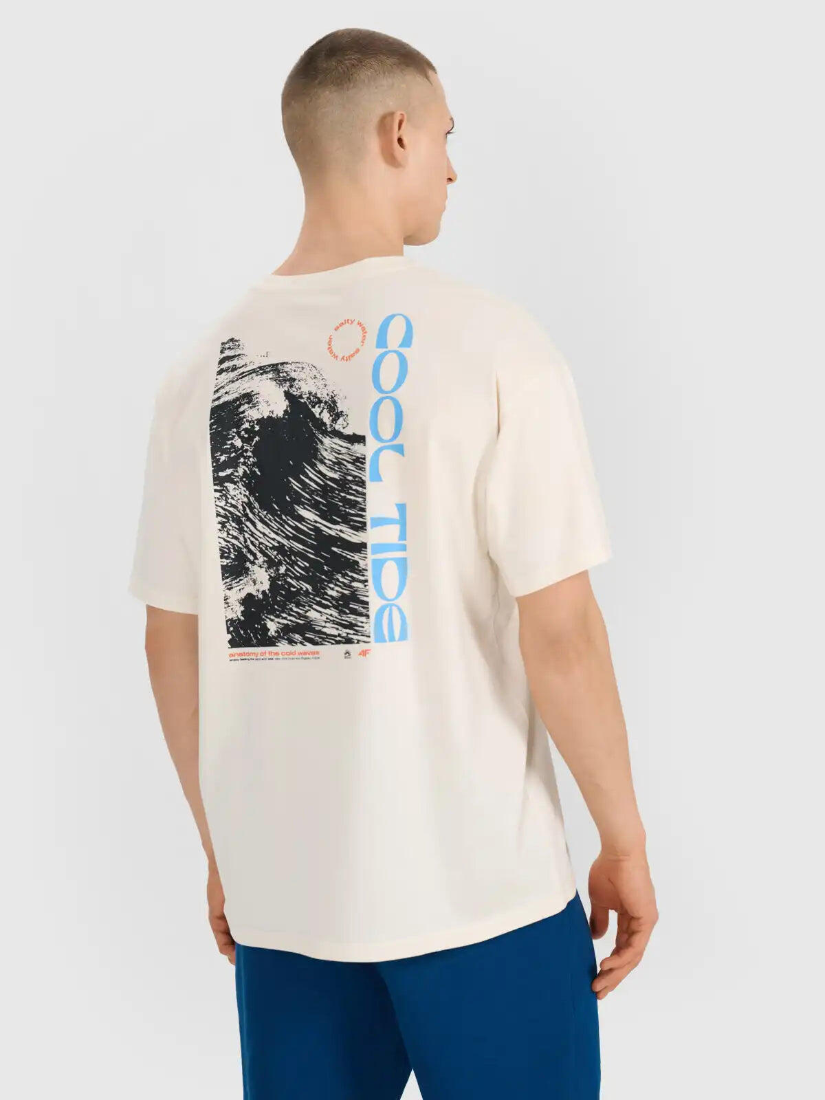 T-shirt Oversized de Homem em Malha Jersey 2/6