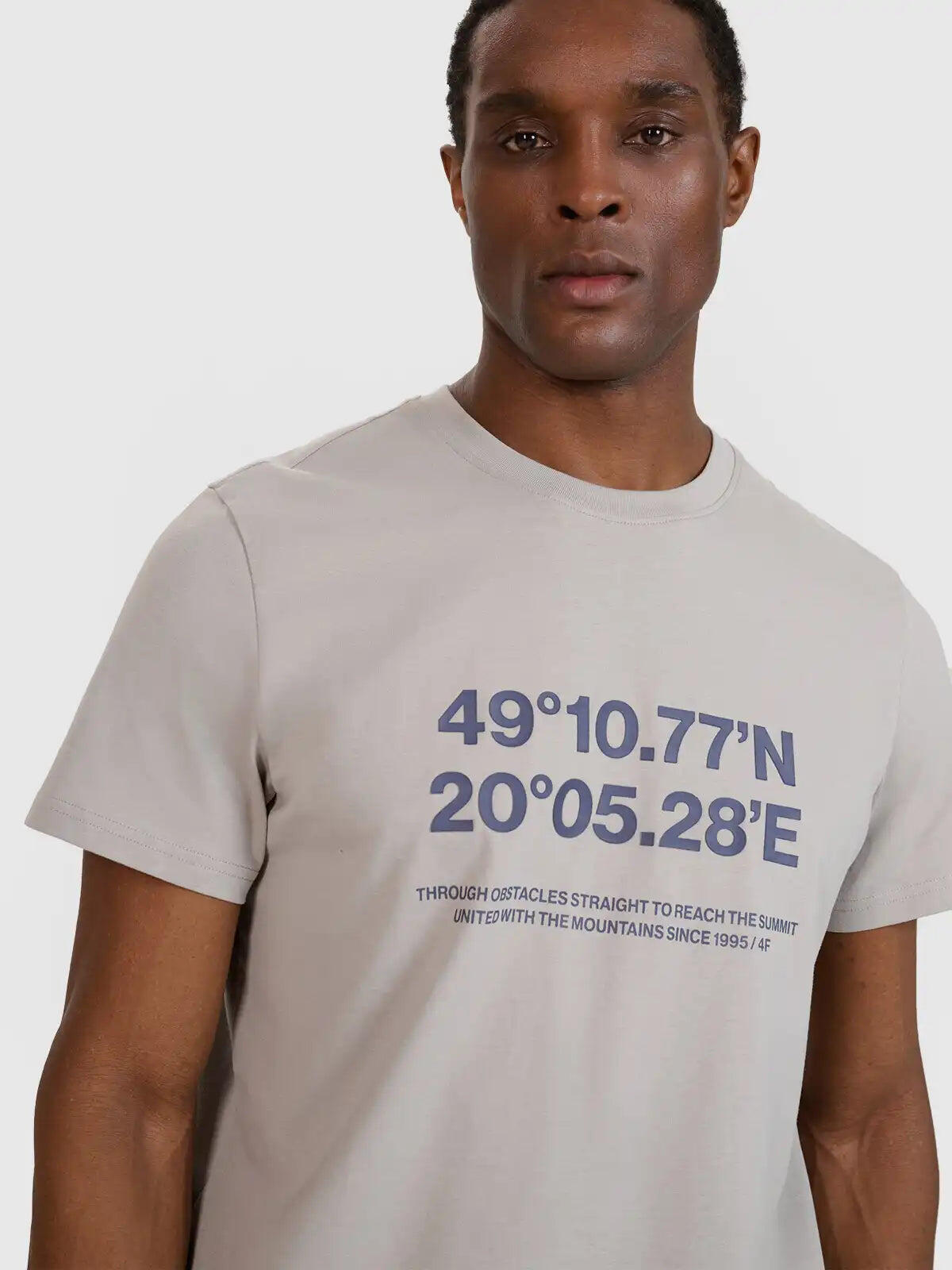 T-shirt Regular pour Homme avec Imprimé 3/4
