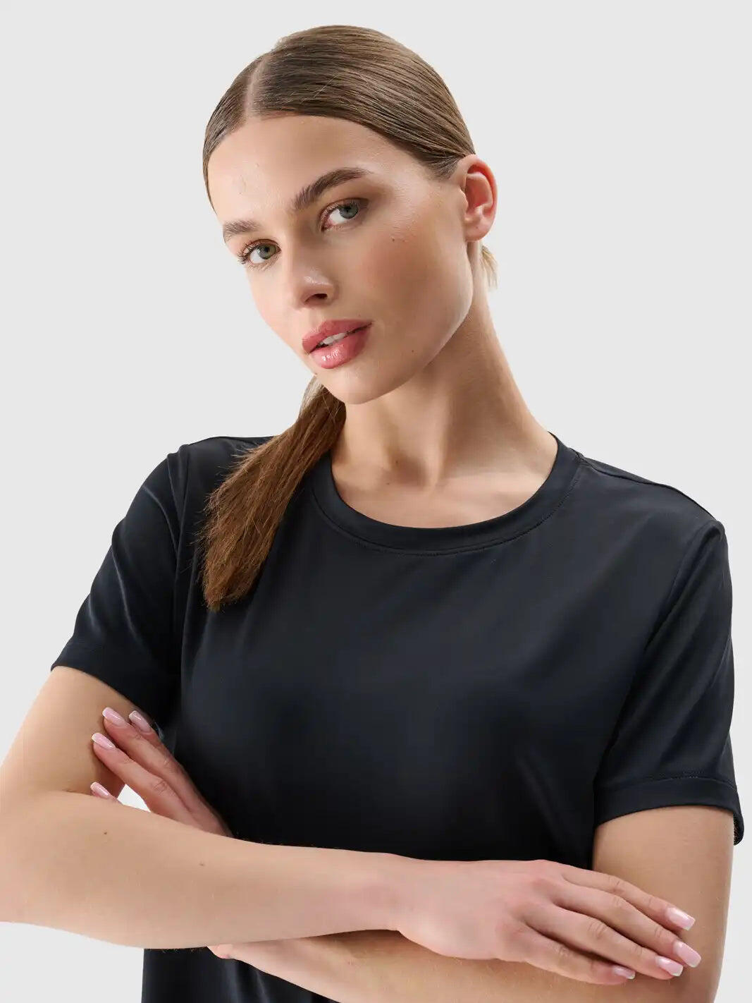 T-shirt de Treino Oversized de Secagem Rápida para Mulher 2/5