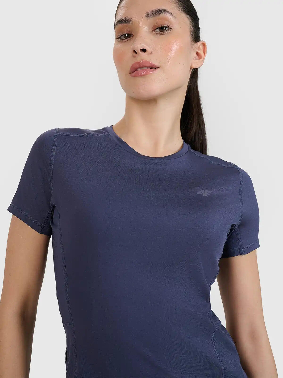 T-shirt de Course Femme avec Technologie 4F Dry et Poches au Dos 3/7