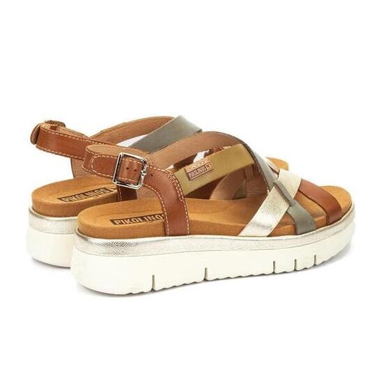 Sandalias Planas Mujer Pikolinos W4n-0650 Marrón