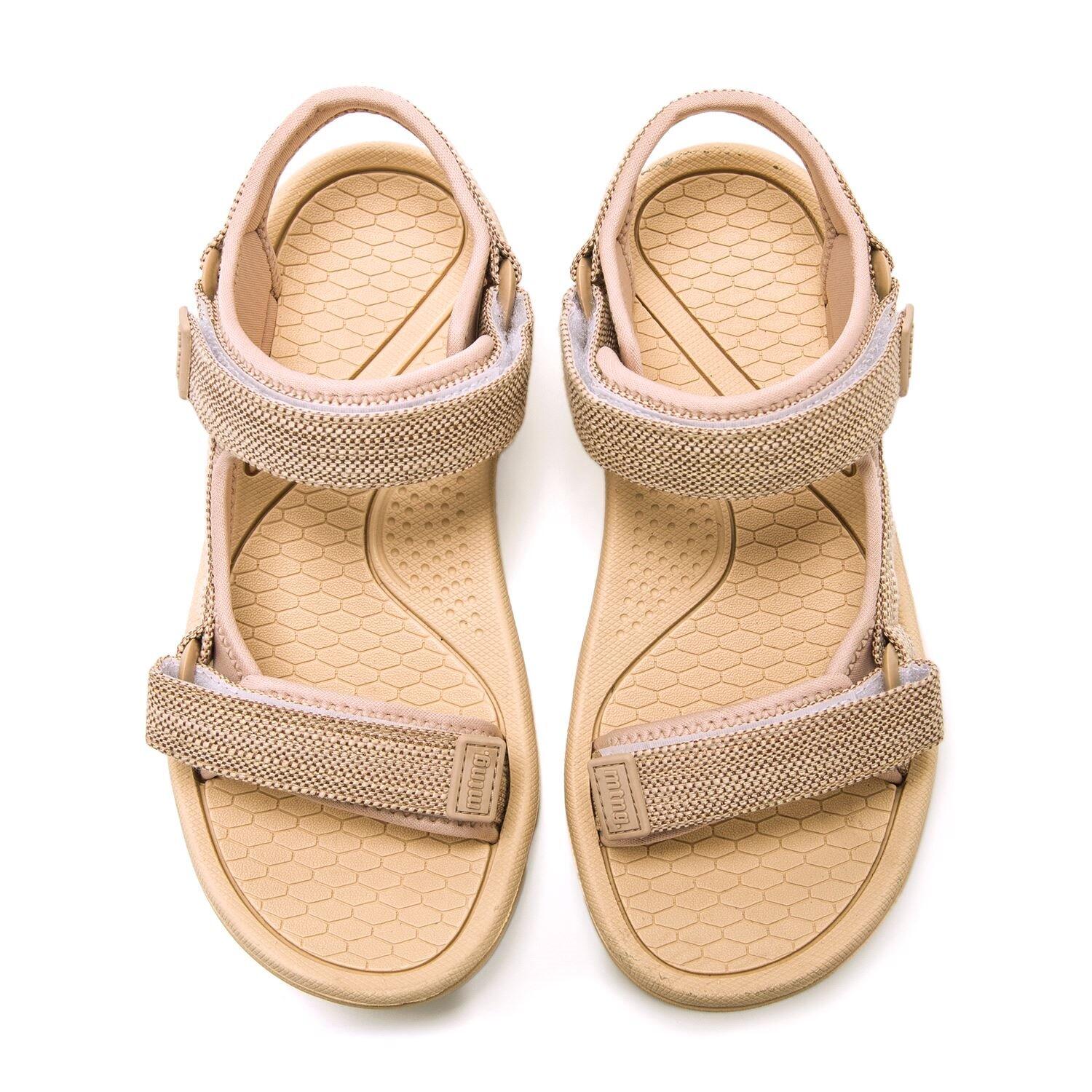 SANDALIAS PLANAS Mujer MTNG TORNADO beige 4/6