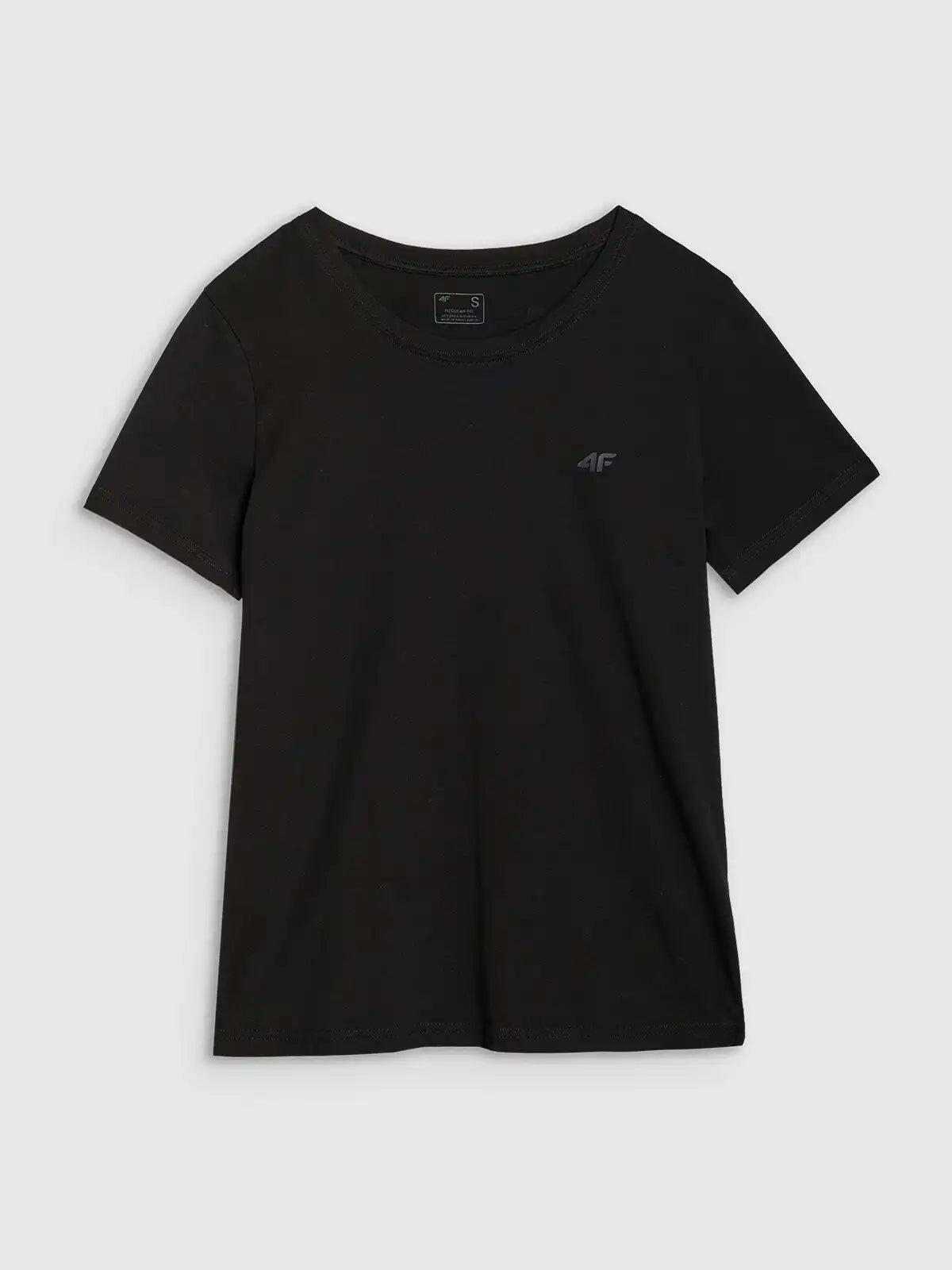 T-shirt Unie Coupe Classique pour Femme 4/4