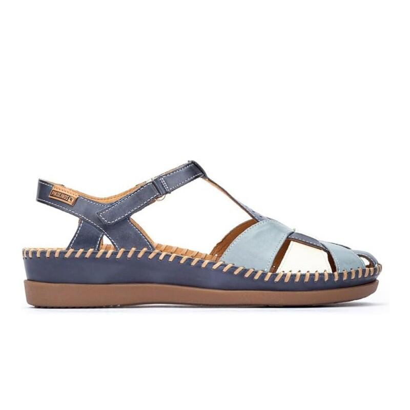 Sandalias Planas Mujer Pikolinos W8k-0847 Azul 4/4