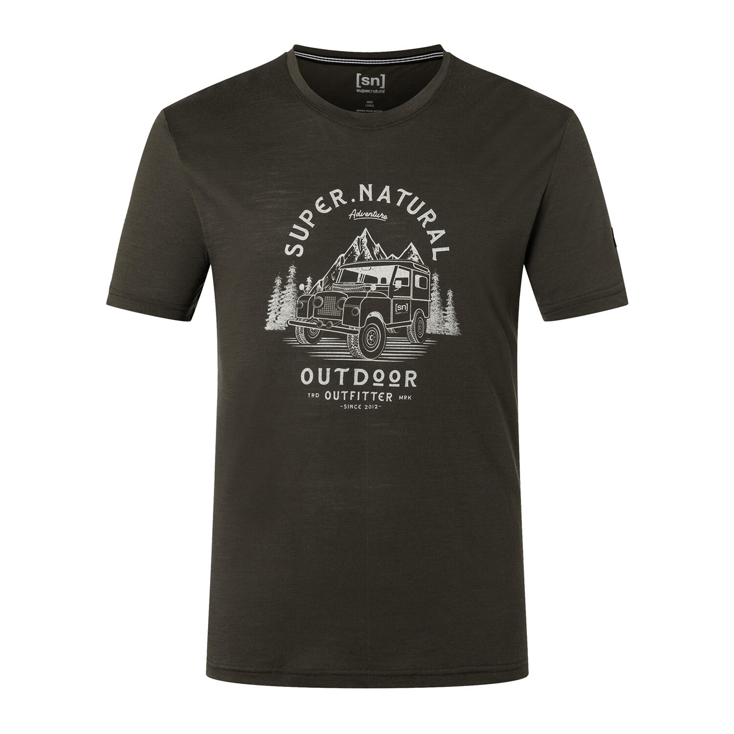 Koszulka męska z merino Super.Natural Men's Landi Tee z krótkim rękawem 2/3