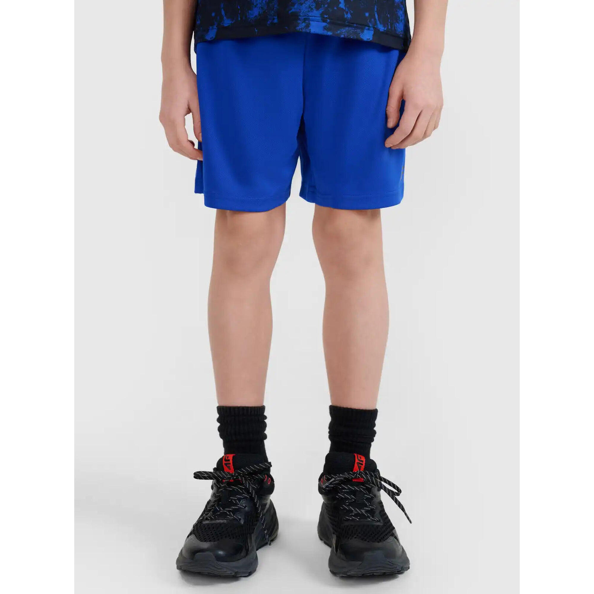 4f - Short Enfant En Maille Respirante - Short - Bleu -  4 À 6 Ans - Decathlon