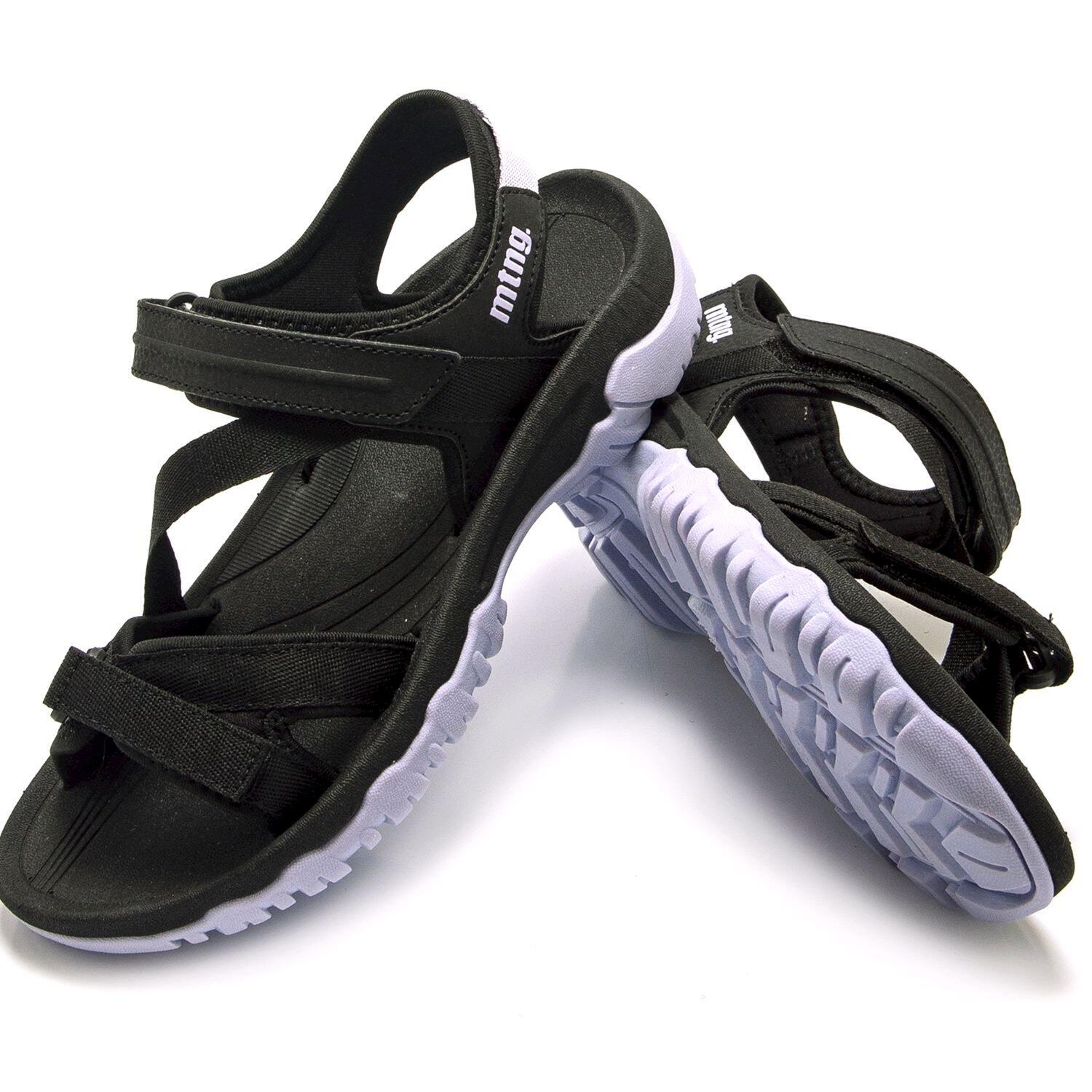 Sandales plates femme MTNG Tifon noir 4/7