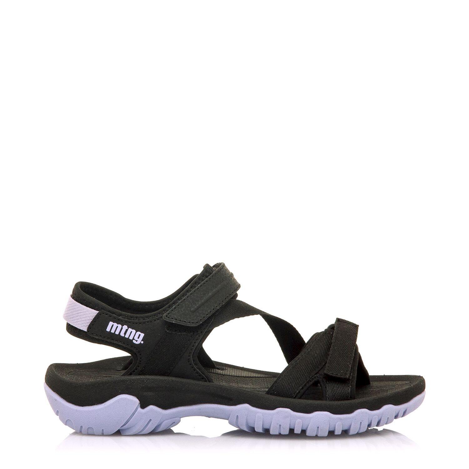 Sandales plates femme MTNG Tifon noir 1/7