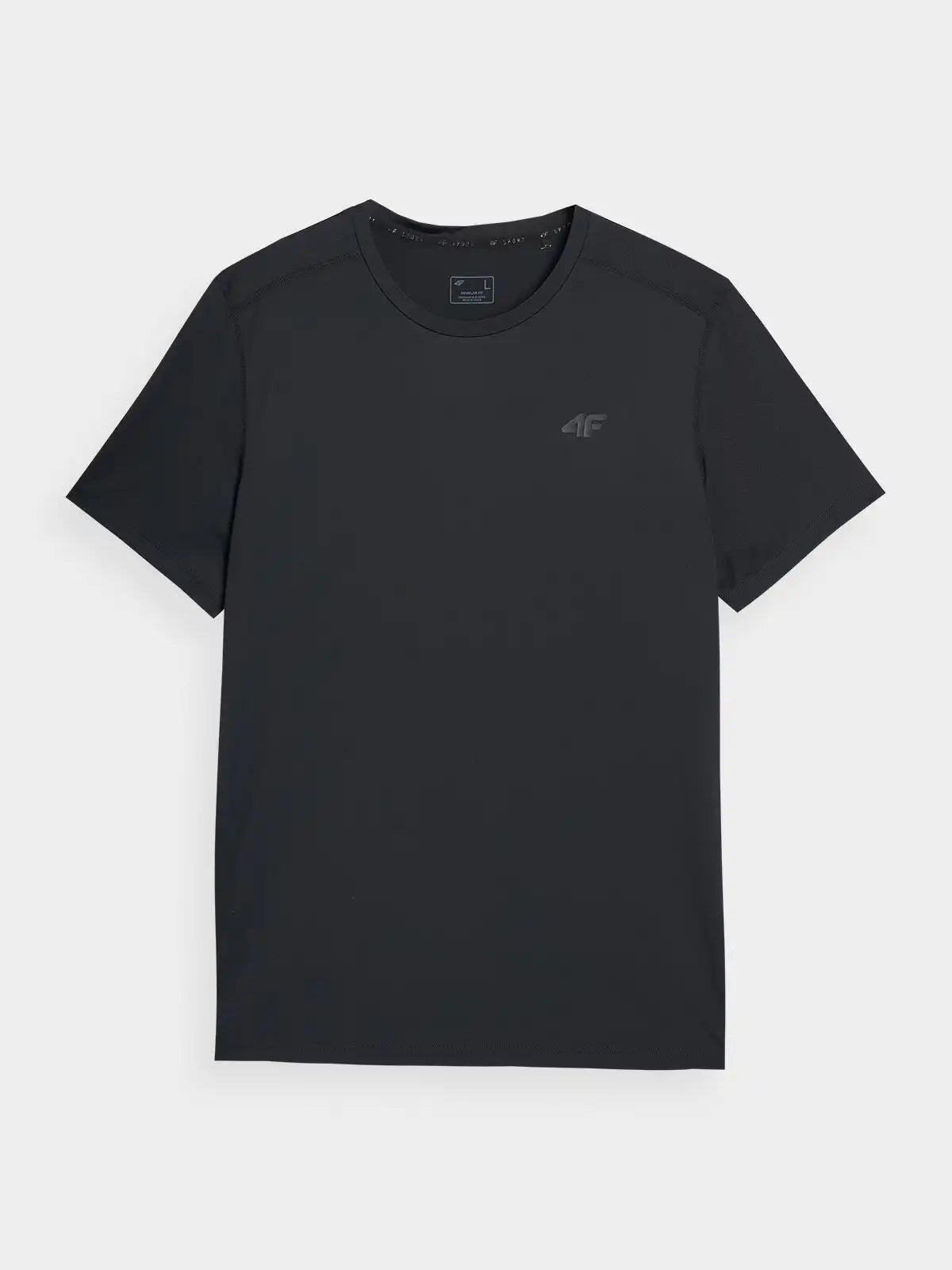T-shirt de course ajustée pour homme à séchage rapide 4/4