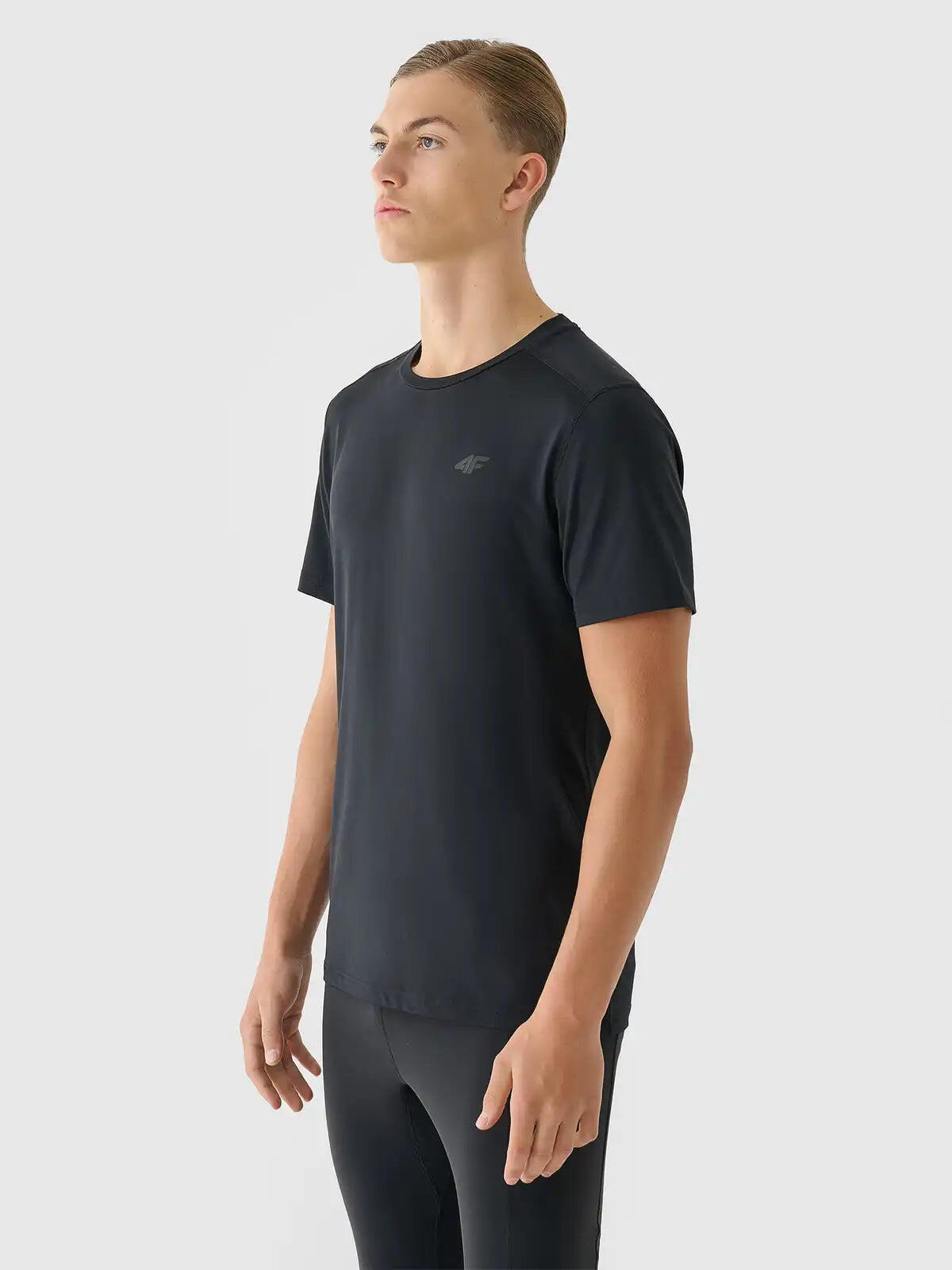 T-shirt de course ajustée pour homme à séchage rapide 2/4