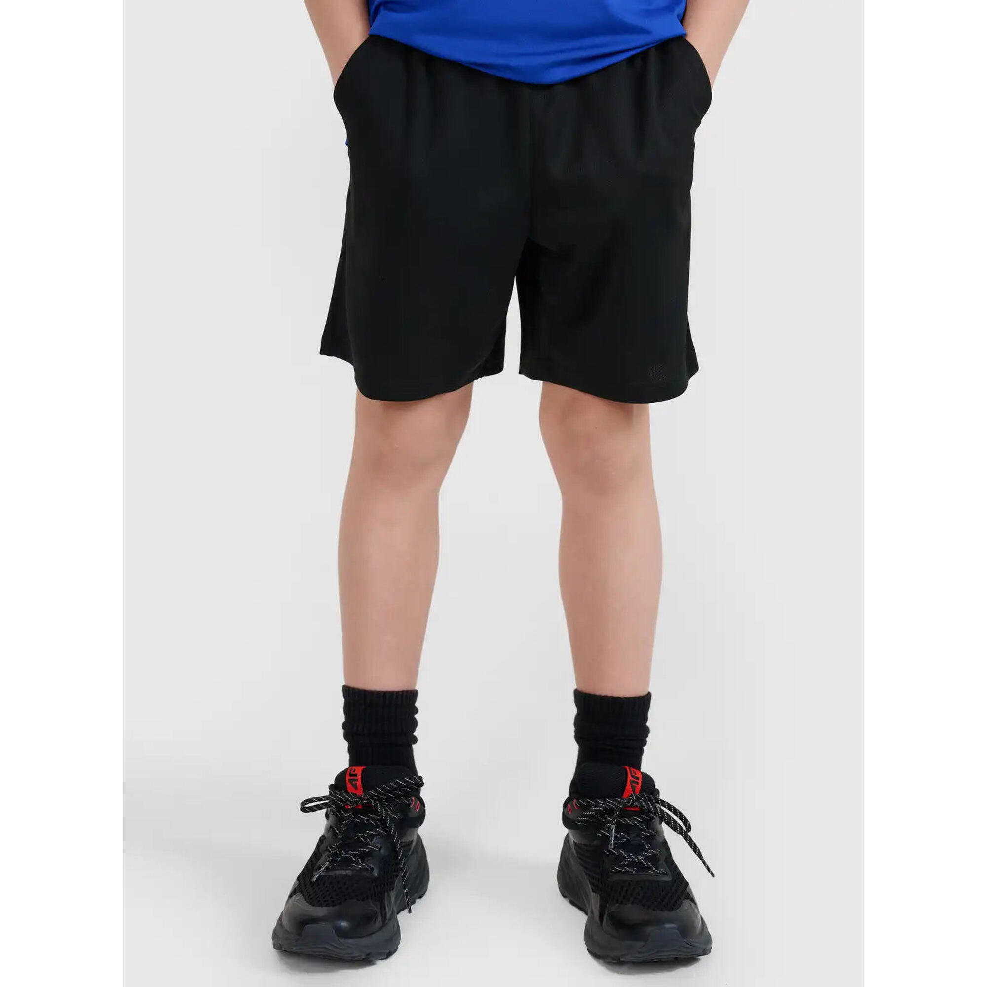 4f - Short Enfant En Maille Respirante - Short - Noir -  8 À 10 Ans - Decathlon