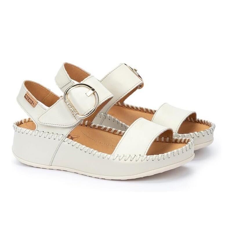 Sandalias Planas Mujer Pikolinos W1c-0709 Beige 2/4