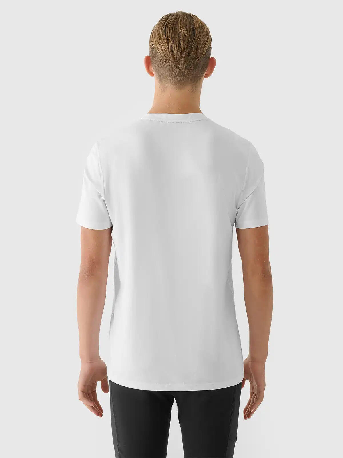 T-shirt de course ajustée pour homme à séchage rapide 3/4
