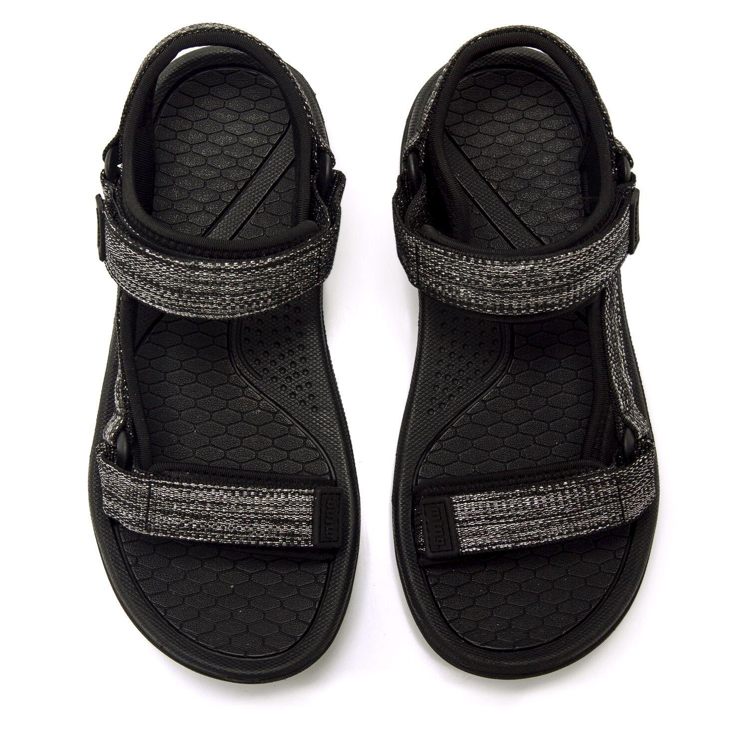SANDALIAS PLANAS Mujer MTNG TORNADO negro 4/7