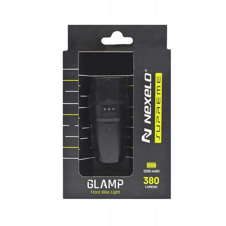 Lampka rowerowa przednia Nexelo Supreme USB