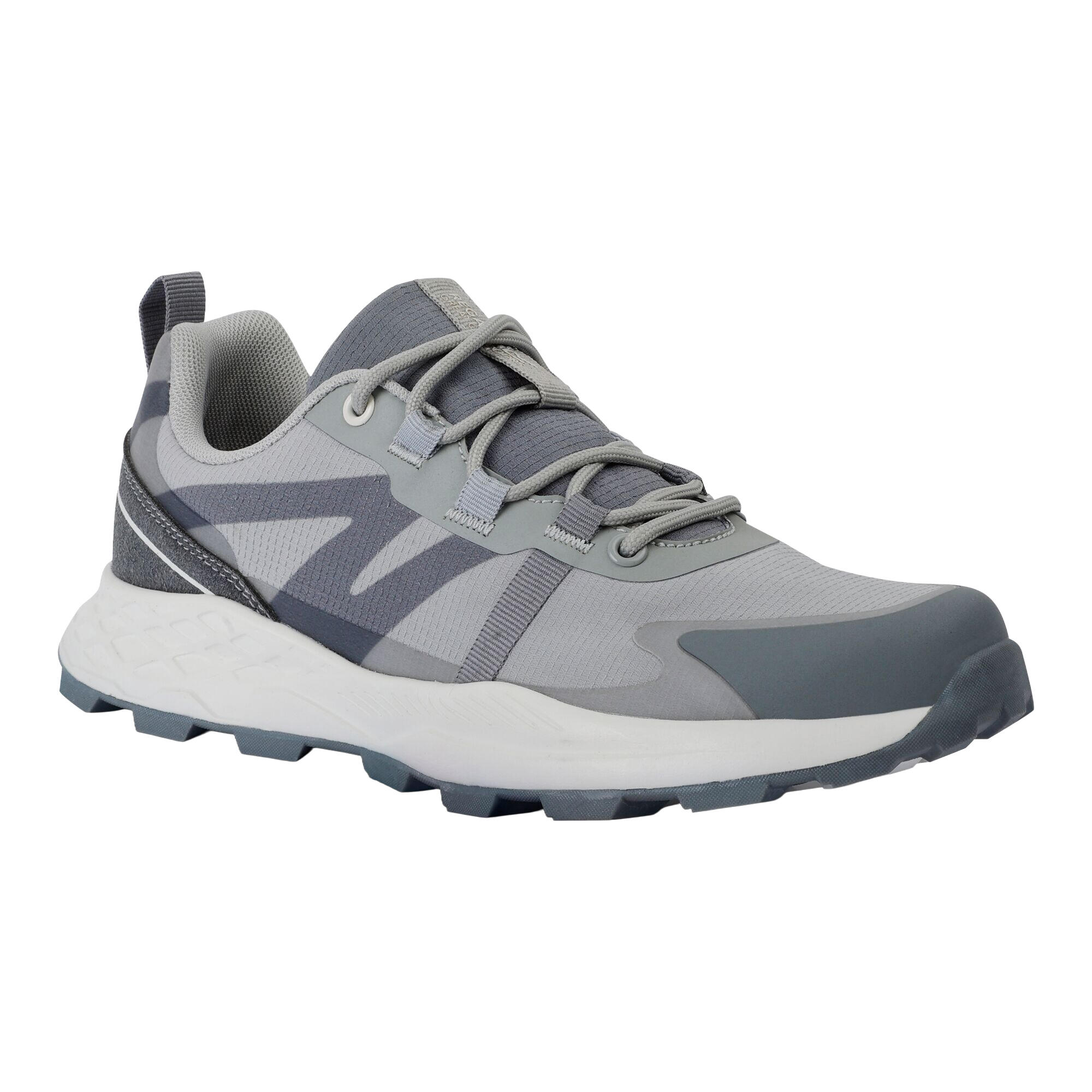 REGATTA Womens/Ladies Leighton Synthetic Leather Trainers (Cloud Grey)