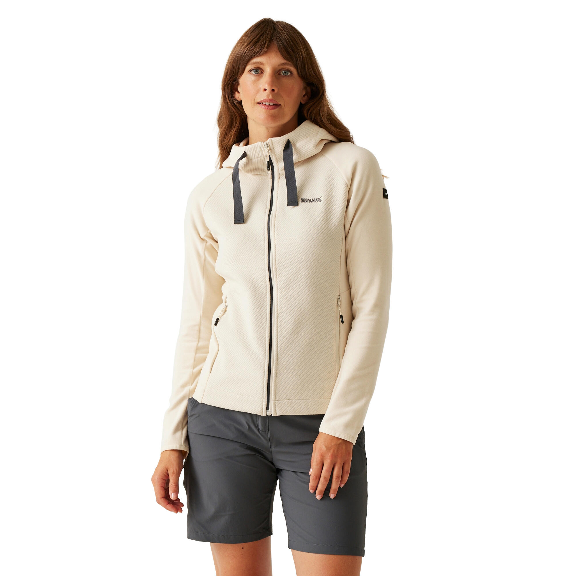 REGATTA Womens/Ladies Vatana Full Zip Fleece Jacket (Light Vanilla)