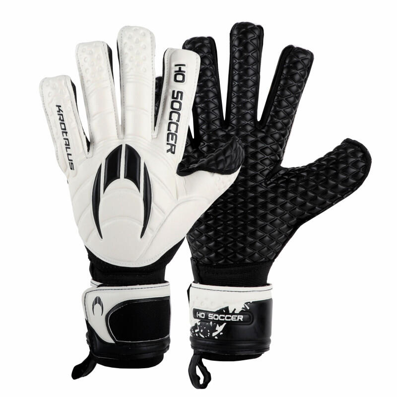 Ho Soccer - Gants De Gardien De But De Football Krotalus Ii Ng Hardground Classic White - Gants De Gardien - Blanc|noir - 7,5 - Decathlon