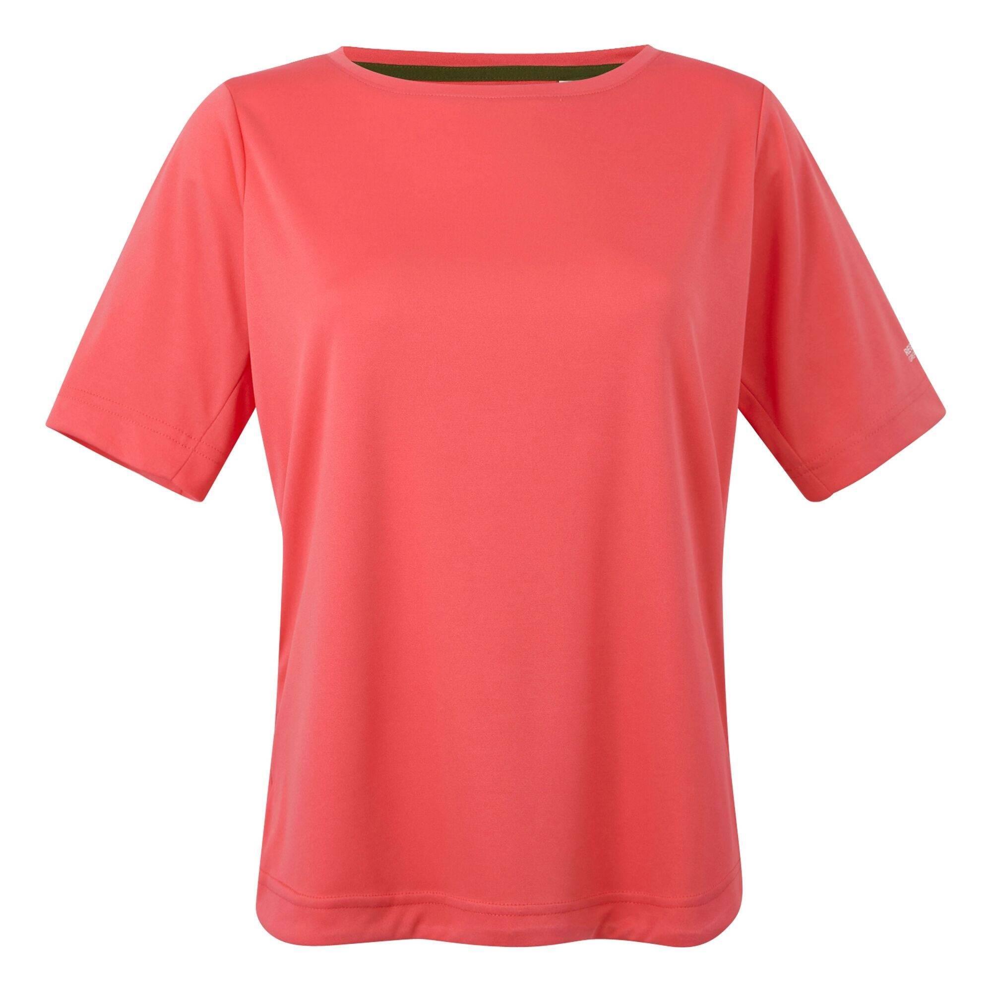 T-shirt botanna mulher flor de pêssego