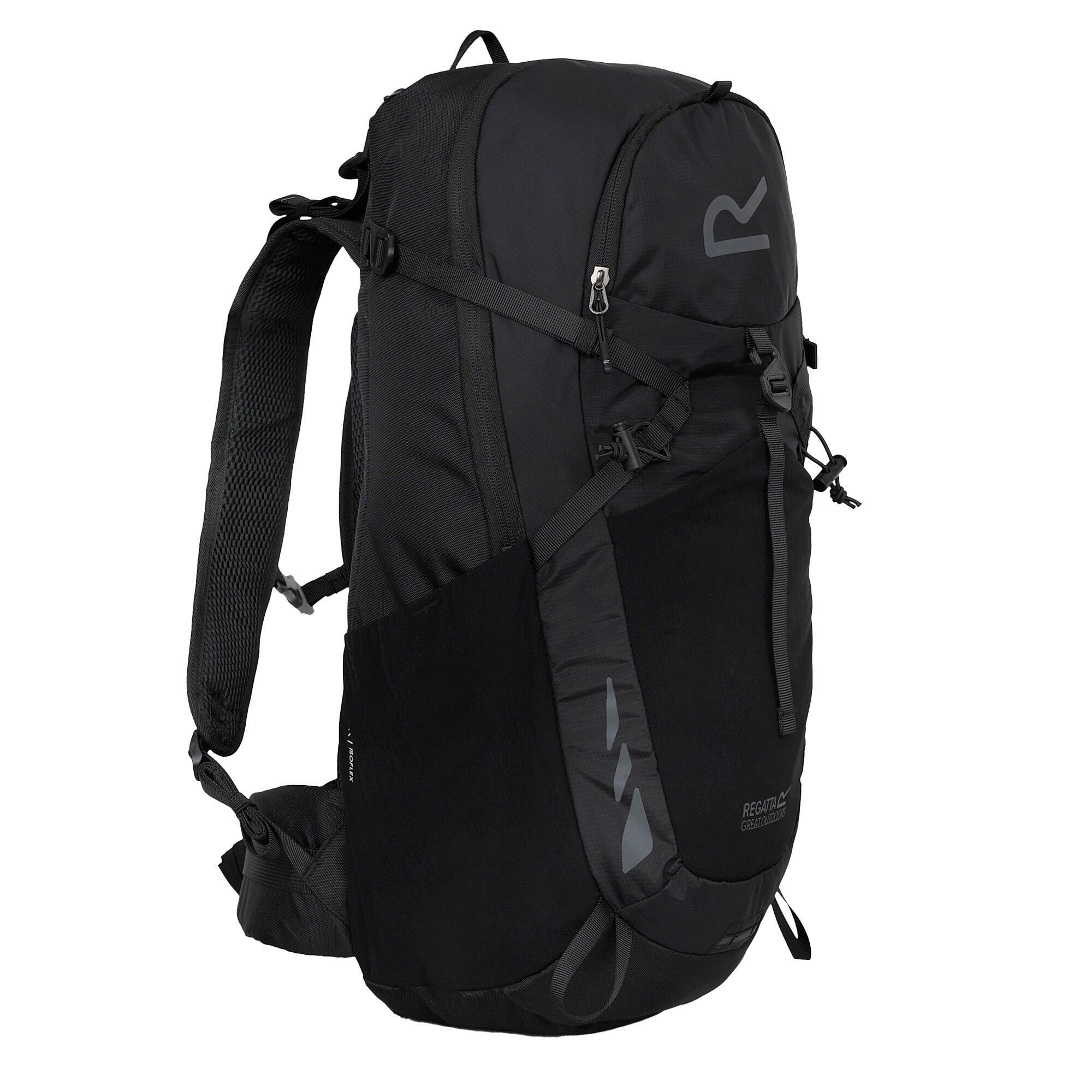 Rucksack "Blackfell IV", 25L Damen und Herren Schwarz 3/4