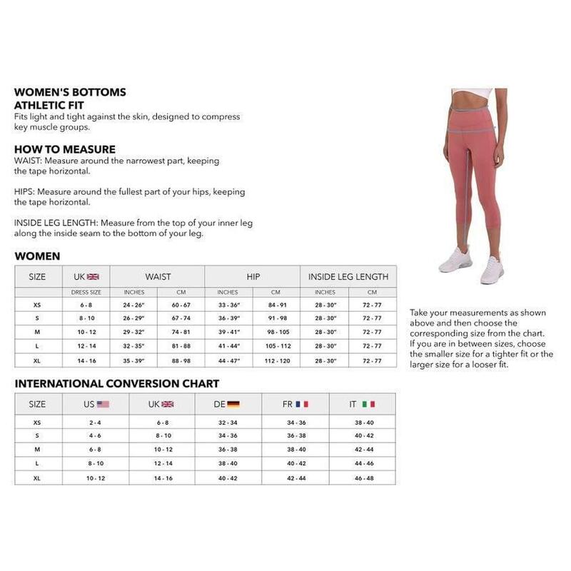 Mesdames Equilibrium Run / Yoga Capri Legging avec sac latéral