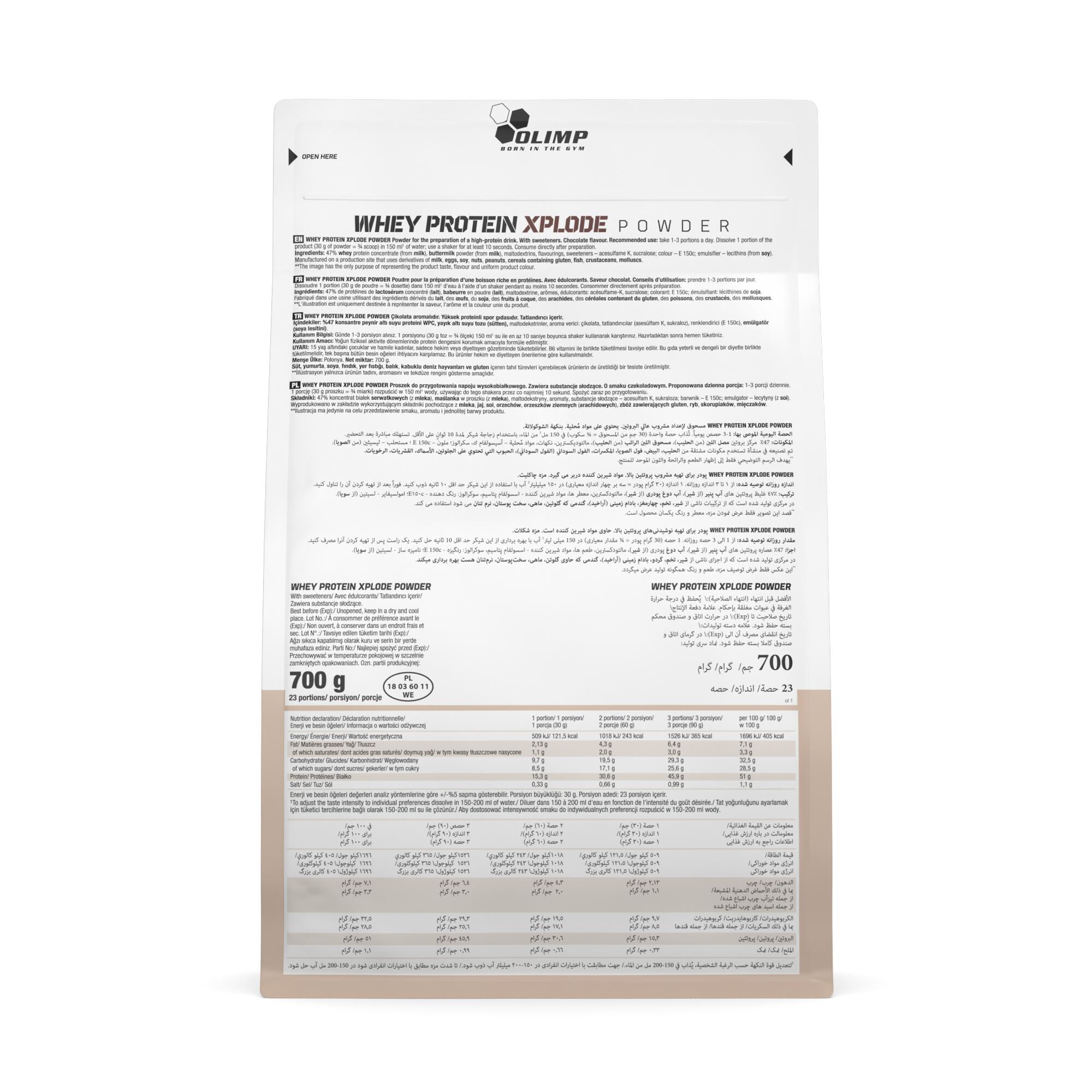 Odżywka białkowa Whey Protein Xplode Powder - 700 g 4/4