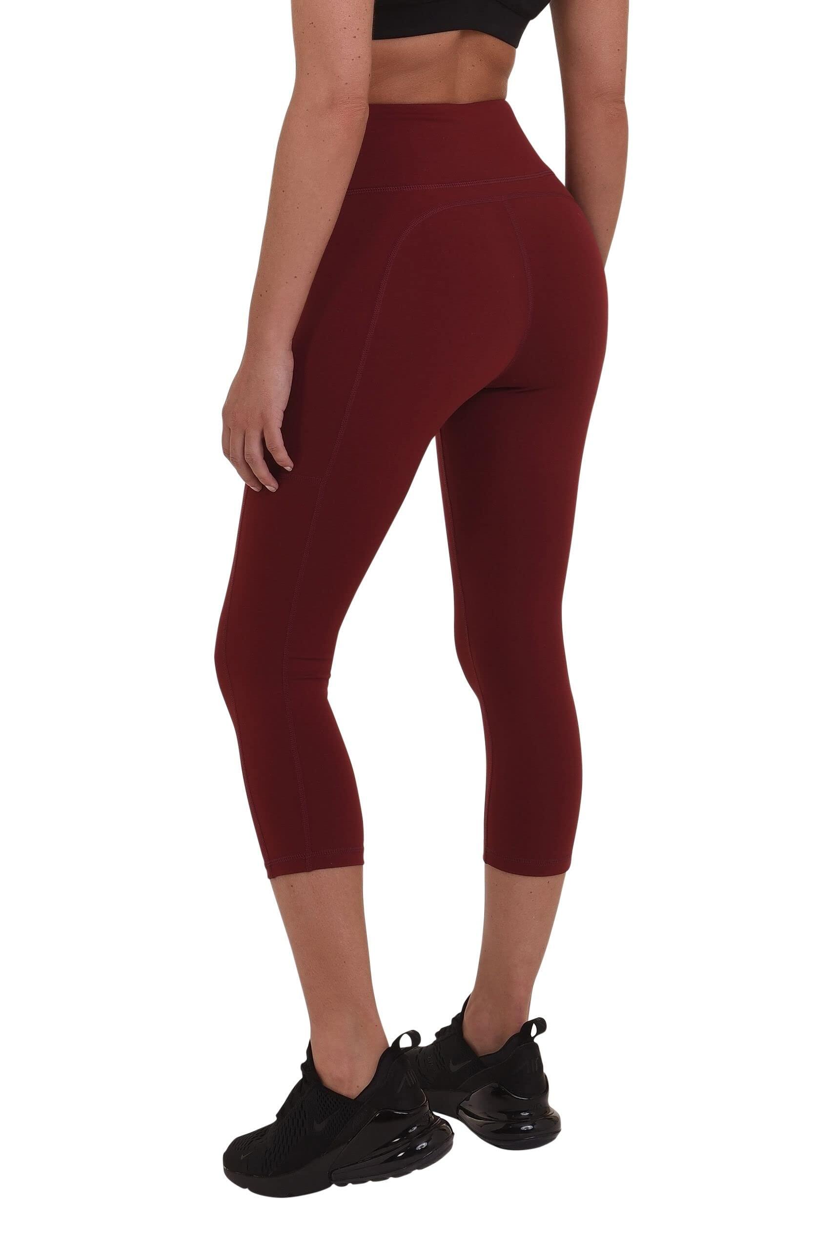TCA TCA Equilibrium Capri Legging da Donna per correre e yoga con tasca laterale