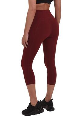 Dames evenwicht capri leggings met zijzak