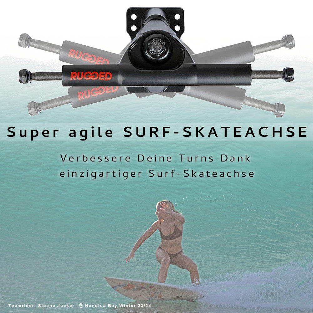 Surf Skateboard HONU // Surfing the streets 2/7