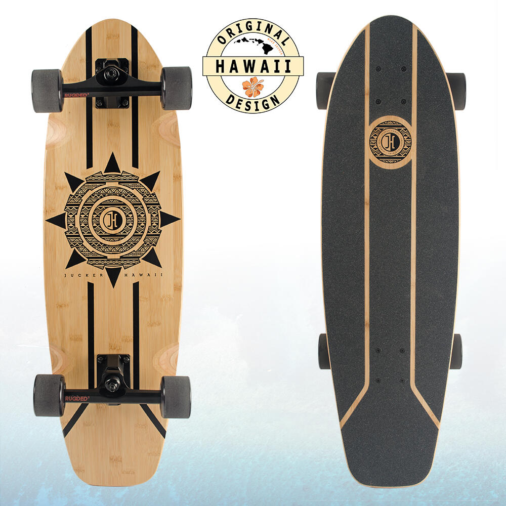 JUCKER HAWAII Surf Skateboard HONU // Surfing the streets