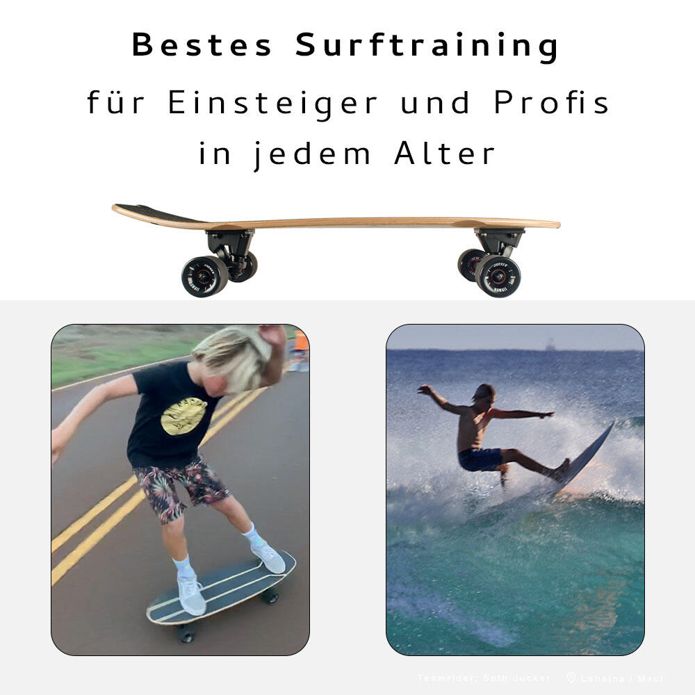 Surf Skateboard HONU // Surfing the streets 5/7