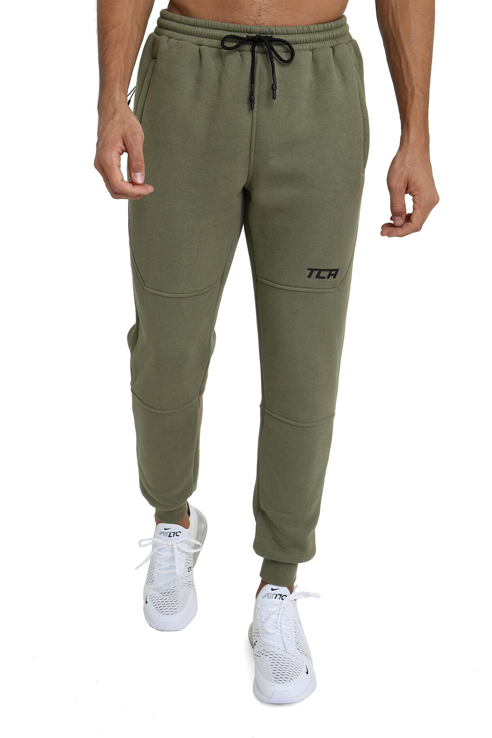TCA Pantalón Jogger Utility  con Bolsillos de Cremallera para Hombre