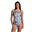 Arena Earth X Criss Cross Back Badpak - Zwart / Wit Multi - Maat 36