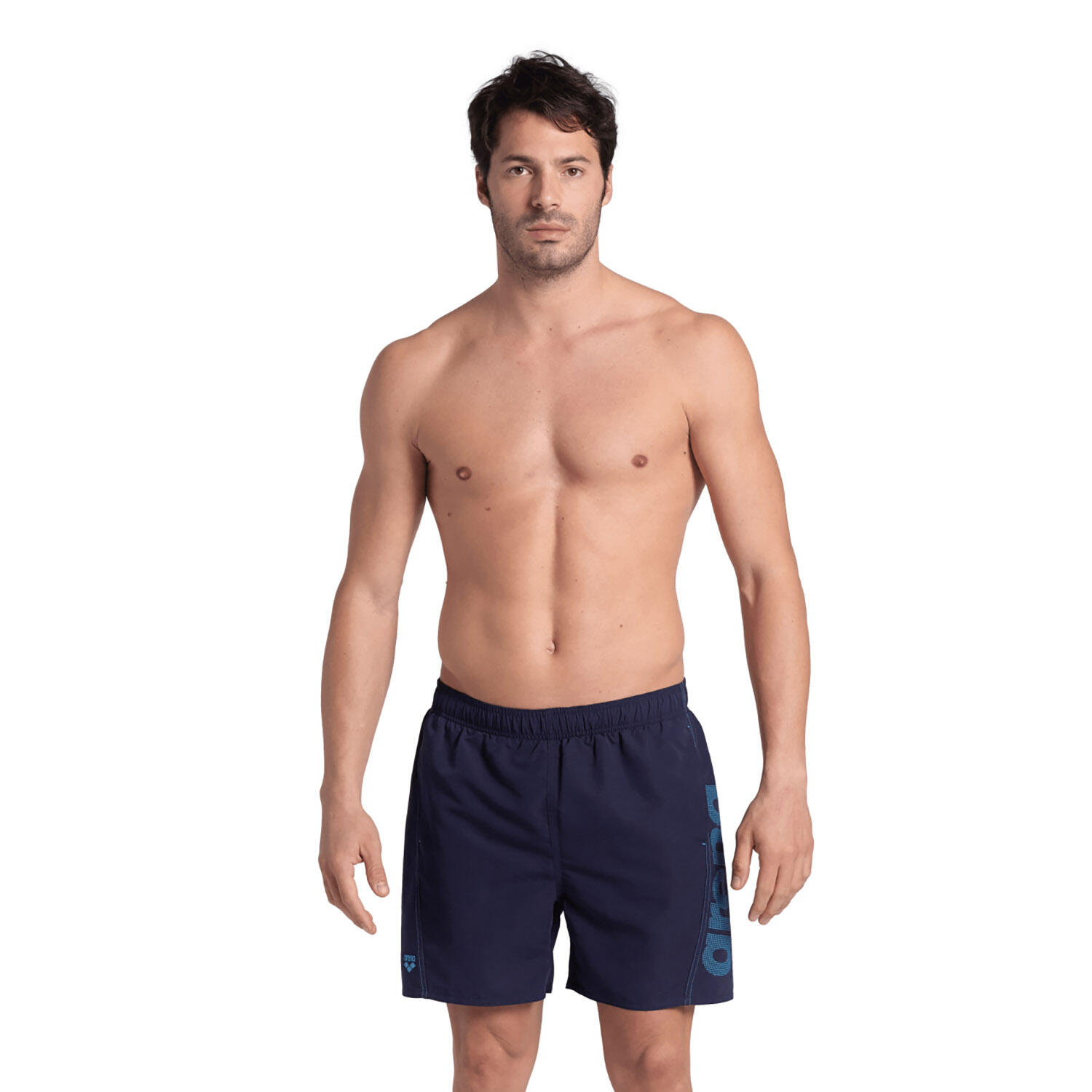 Arena - Shorts De Bain Homme - Fundamentals Logo R - Maillot De Bain 1 Pièce - Bleu - 40 M - Decathlon