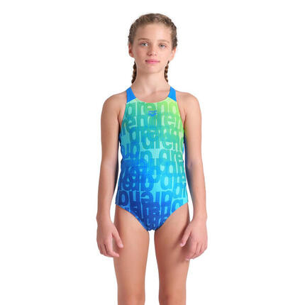Maillot de bain une-pièce Fille - Multi Colours V Back