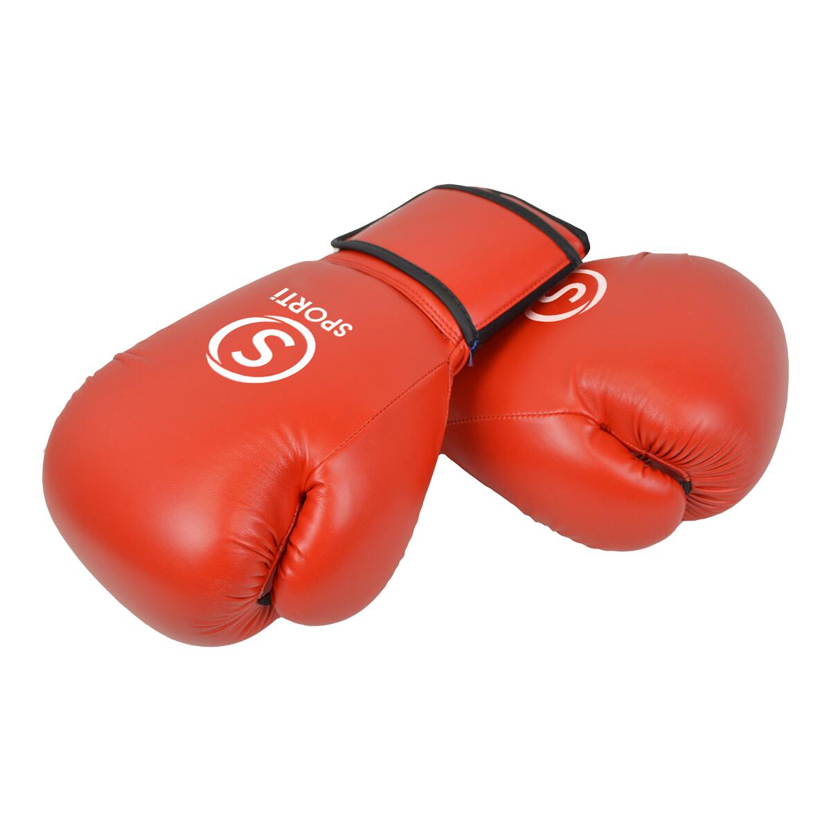PAIRE DE GANTS DE BOXE rouge Sporti 1/1