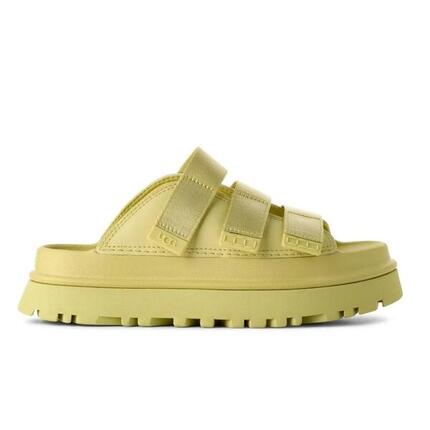 Flache Sandalen Damen Ugg Gelb