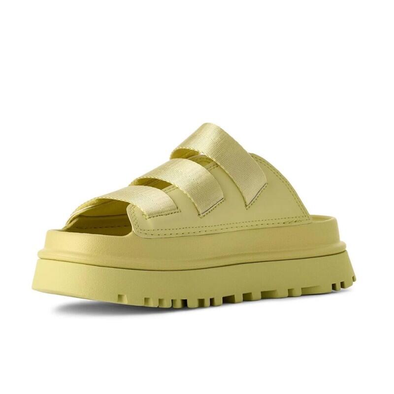 Sandales Plates Femme Ugg  Jaune 2/5