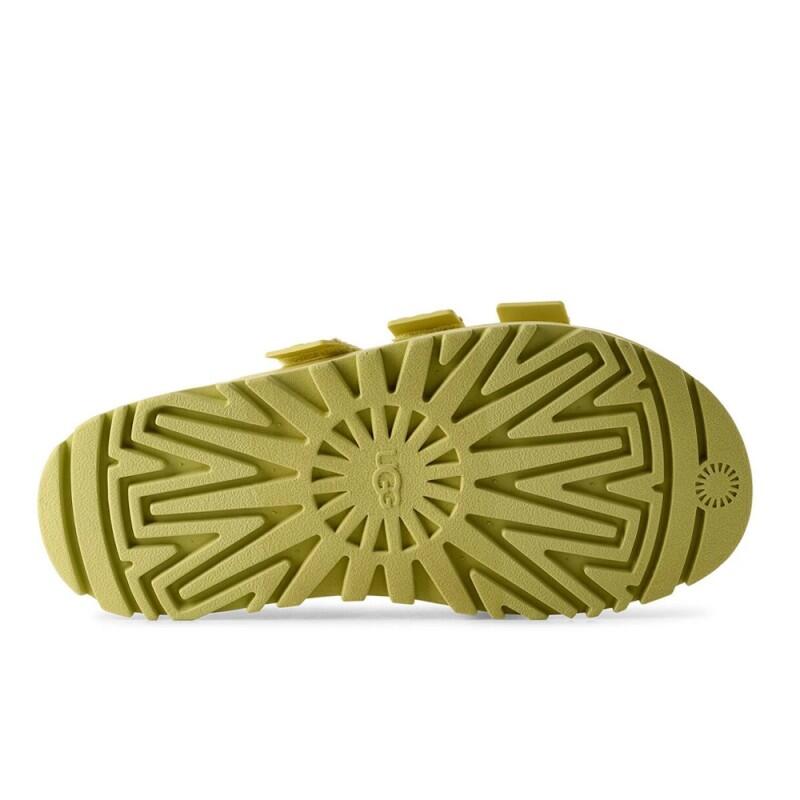 Sandales Plates Femme Ugg  Jaune 4/5