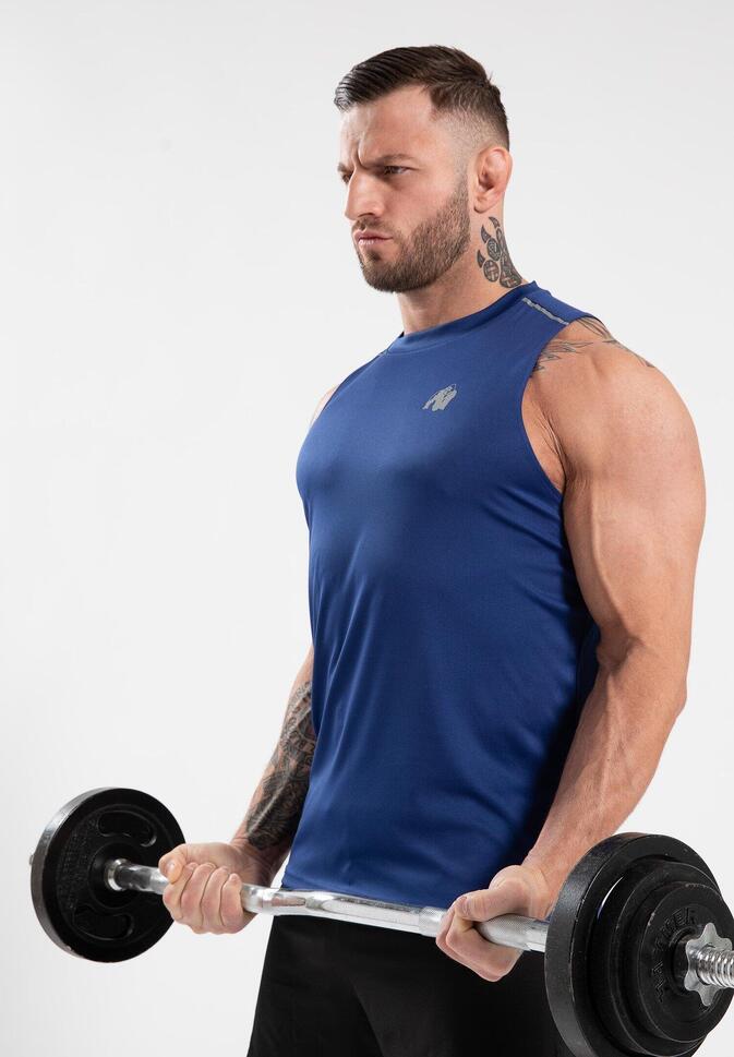 Easton Top bez rękawów - Niebieski