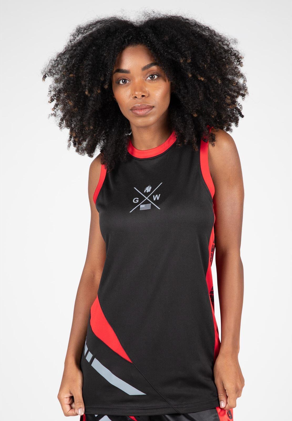 Hornell Camiseta de tirantes - Negro/Rojo 5/7