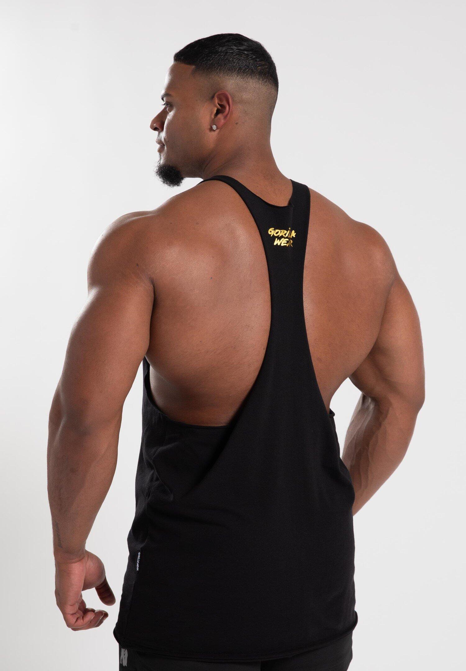 Melrose Stringer-Tanktop - Schwarz/Gold 2/7