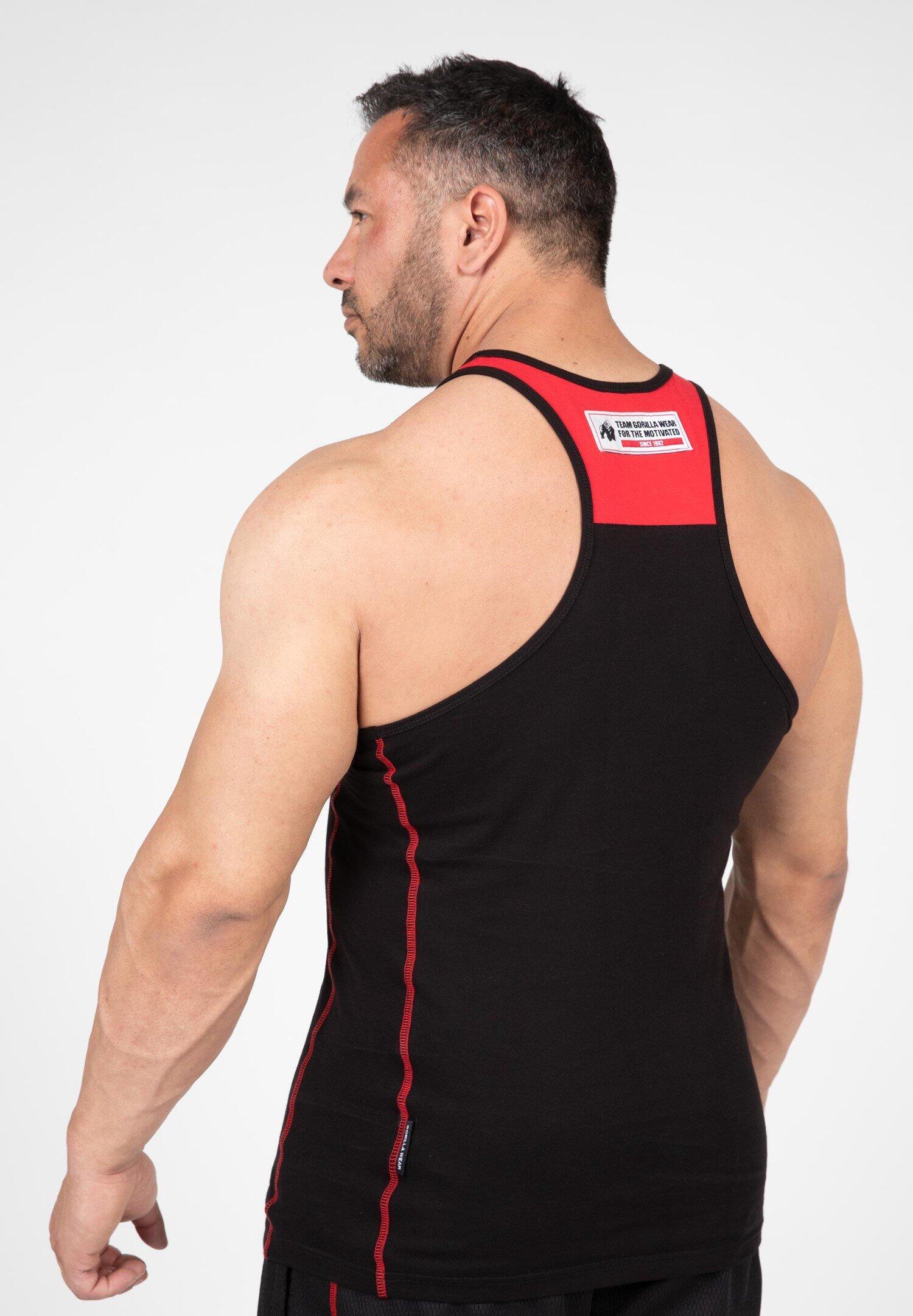 Wallace Tank-Top - Schwarz/Rot 2/5