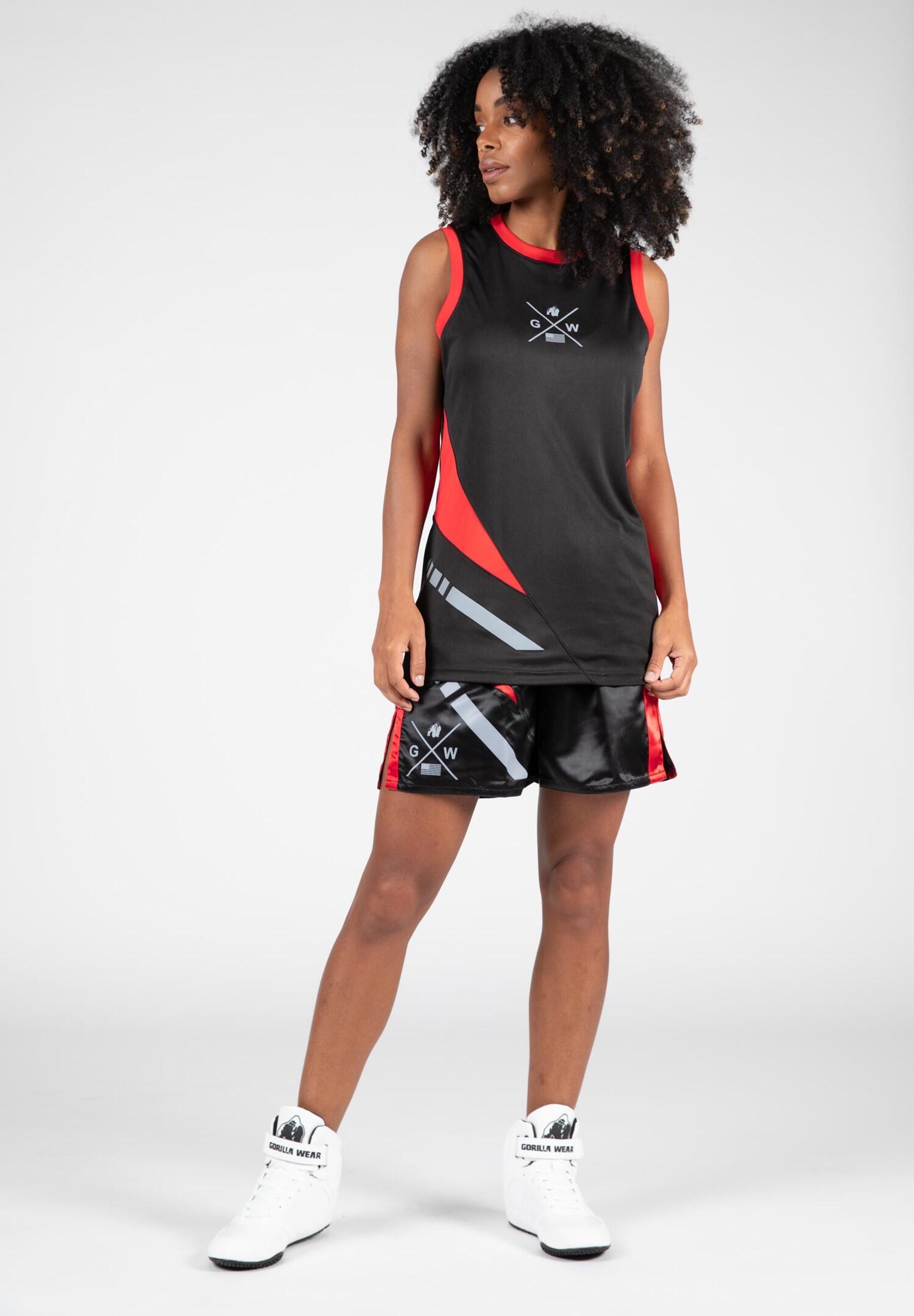 Hornell Camiseta de tirantes - Negro/Rojo 6/7