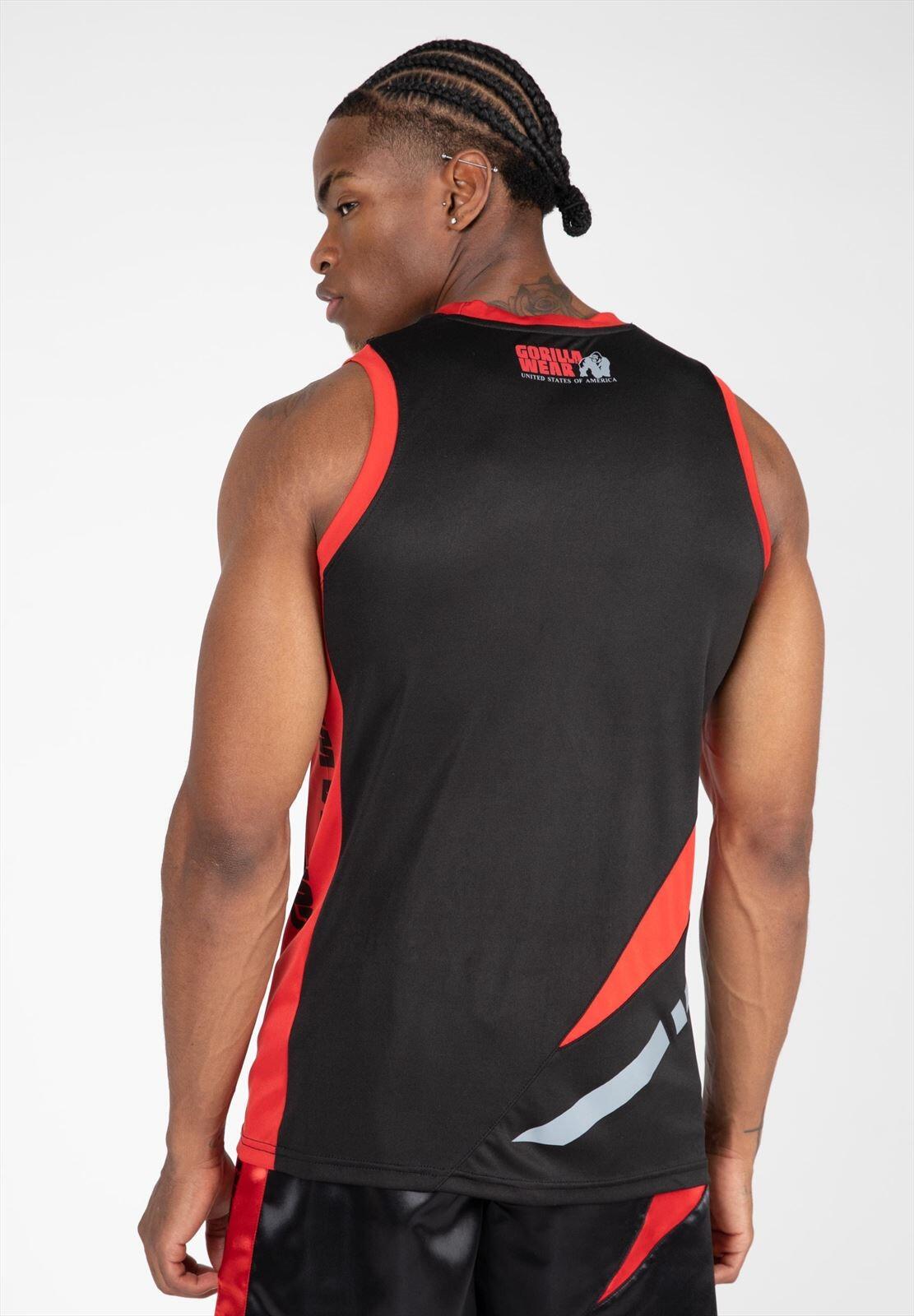 Hornell Camiseta de tirantes - Negro/Rojo 4/7