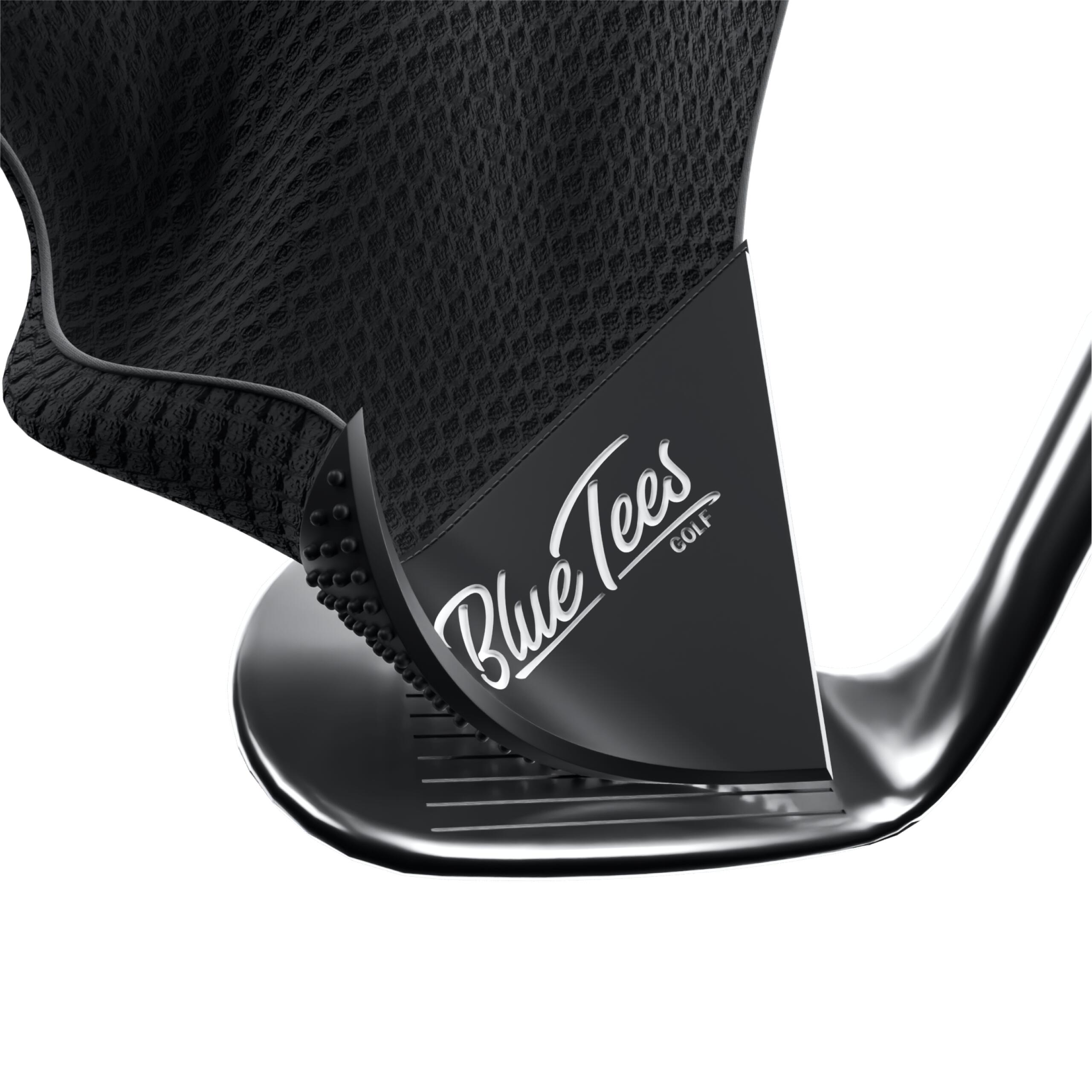 Blue Tees Golf Magnetic Caddy Towel - Black 3/3