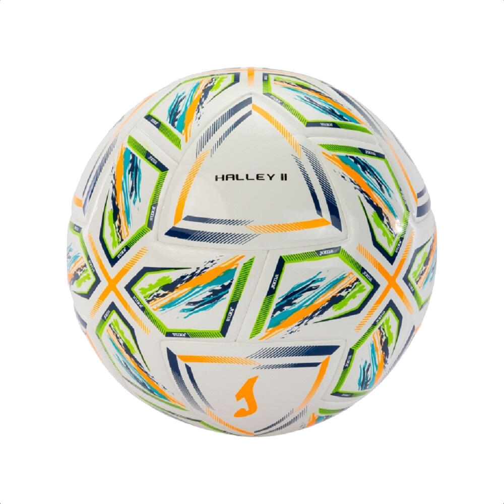 Balón Fútbol Joma Halley II Blanco/Naranja/Azul/Verde T-5 2/2